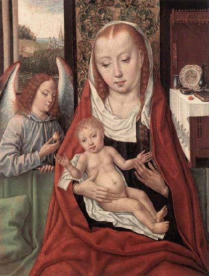  Virgin and Child with an Angel